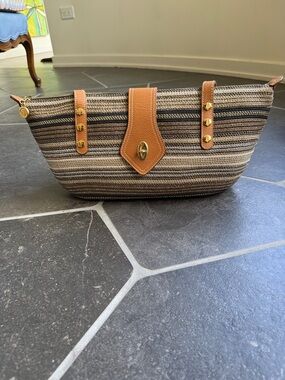 Eric Javits, Striped Woven Bag